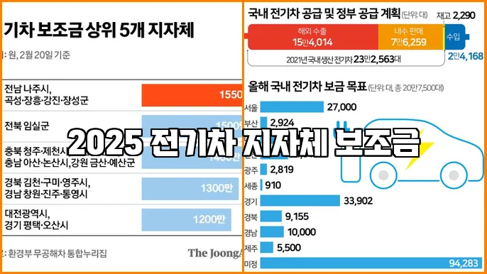 2025 전기차 지자체 보조금