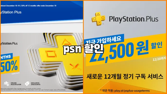 psn 할인