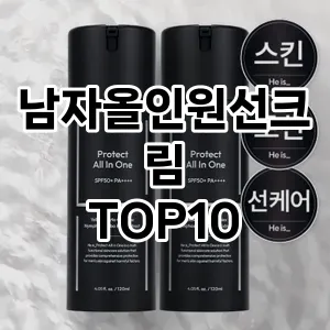 [추천특가]남자올인원선크림 추천 순위  TOP10 구매가이드 2025년 4월 4주차