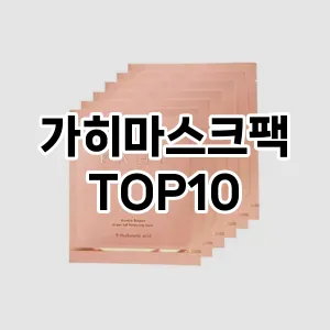 [베스트템]가히마스크팩 추천 순위  TOP10 구매가이드 2025년 6월 2주차