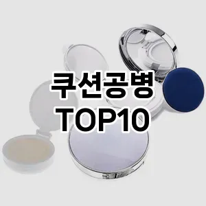 [눌러봐요]쿠션공병 추천 순위  TOP10 구매가이드 2025년 7월 4주차