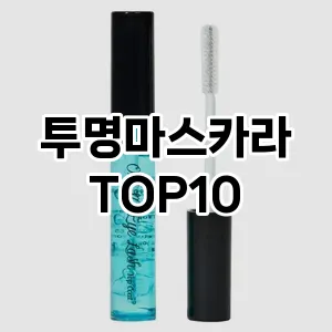 [특가소개]투명마스카라 추천 순위  TOP10 구매가이드 2025년 8월 2주차