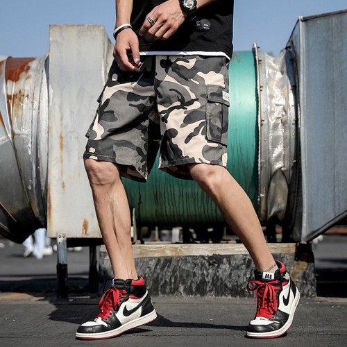 남자 밴딩 카고반바지 여름반바지 빅사이즈