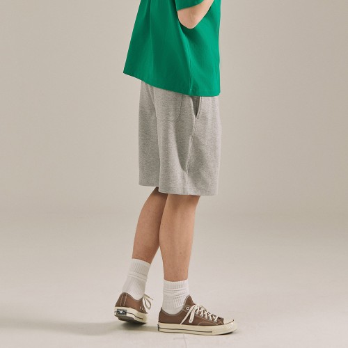 베이직하우스 남성 버뮤다팬츠 6부 트레이닝 밴딩 면 반바지 LYHP3101