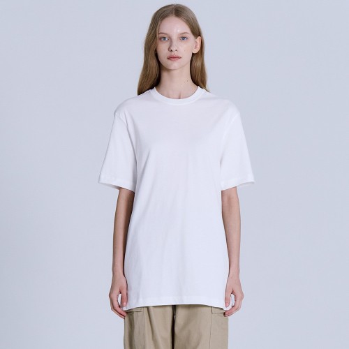 베이직하우스 2SET 16수 레귤러핏 레이어드 무지 반팔 티셔츠