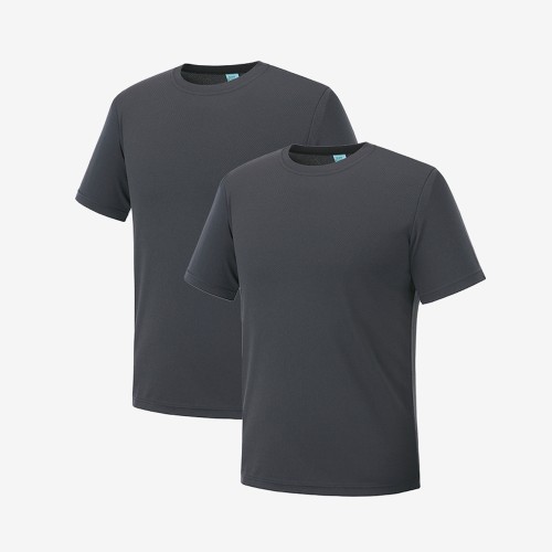 1+1 블랙몬스터핏 허니컴 남자 헬스 운동티셔츠 상의 쿨티 기능성 러닝 반팔 머슬핏 짐웨어