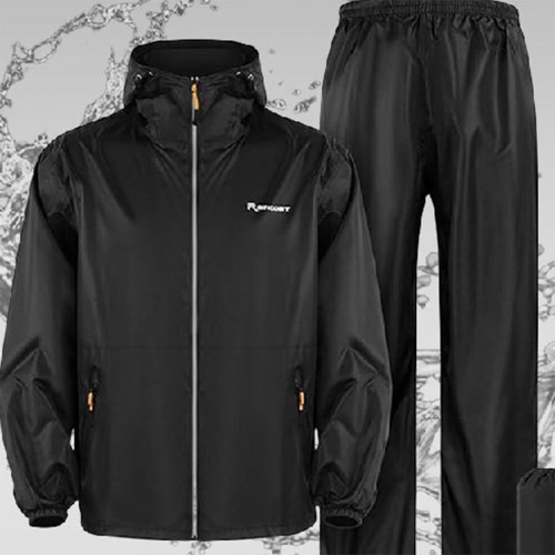 비옷 세트 우비 우의 배달원 라이더 성인 오토바이 상하의 셋업 바람막이 남자 배달 레인