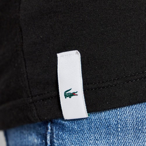 라코스테 반팔티 라운드 브이넥 반팔 티셔츠 무지 흰티 면티