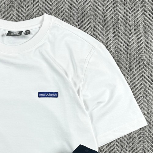 뉴발란스 반팔티 그래픽 레터링 로고 자수 커플티 레이어드 이너