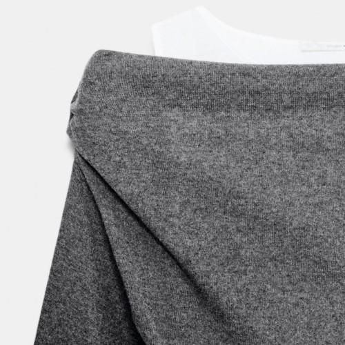 자라 언밸런스 라운드넥 미니 원피스 0085/305/831 831