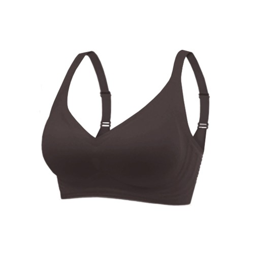 오오아 노와이어 심리스 무봉제 브라 젤리그램 가슴처짐없는 들뜸없는 엠보 스트랩 소프트 볼륨