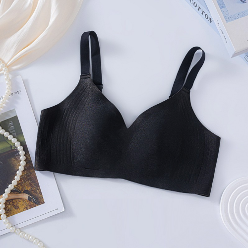 가슴작아보이는브라 라이트 수면 심리스 패드없는 얇은 노패드 뽕없는 시원한 여름 작아지는