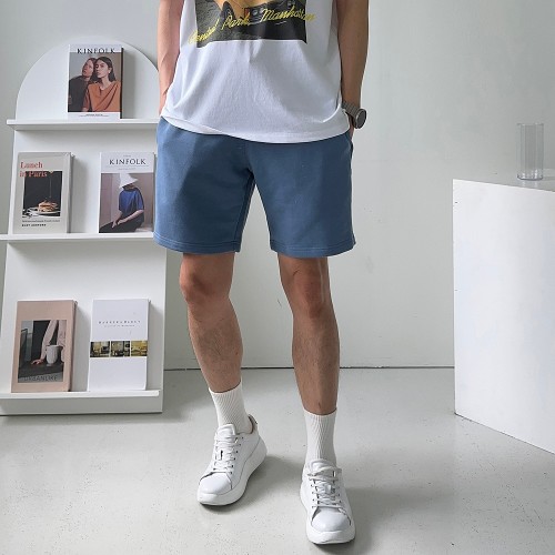 남자 반바지 트레이닝 밴딩 5부 여름 반바지