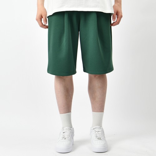 남자반바지 버뮤다팬츠 여름 핀턱 와이드 면 스판 밴딩 고무줄 빅사이즈 6부팬츠