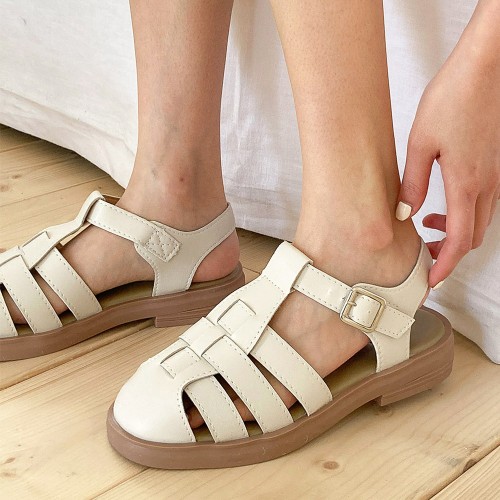 피셔맨샌들 글래디 위빙 꼬임 스트랩 샌들