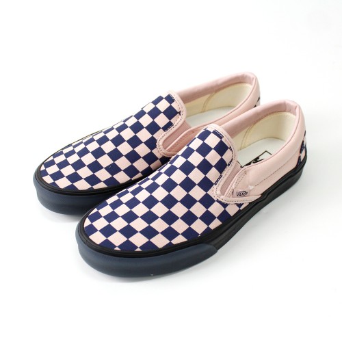 (국내매장판) 반스 슬립온 체커보드 클래식 체크 화이트 흰검 헬스화 운동화