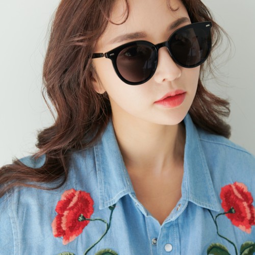 동글이 빅사이즈 뿔테 편광렌즈 남자 여자 선글라스