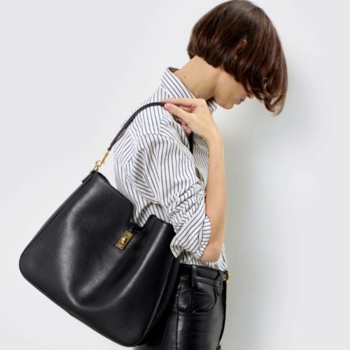 셀린느 숄더백 트리옹프백 소프트16까미유백 블랙 119563FX9 38NO