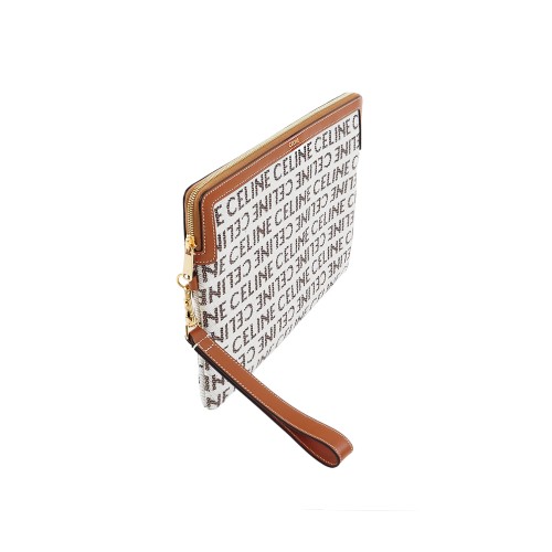 셀린느 시그니처 로고 텍스타일 클러치백 10J502FE3 02NT