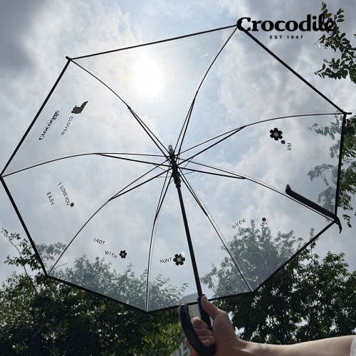 세인트스코트 크로커다일 암막 투명 우산 자동 장우산 자외선 UV 차단 단품 또는 1+1