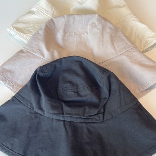 여름벙거지모자 베이직 버킷햇 커플 휴양지모자 대두 챙넓은벙거지