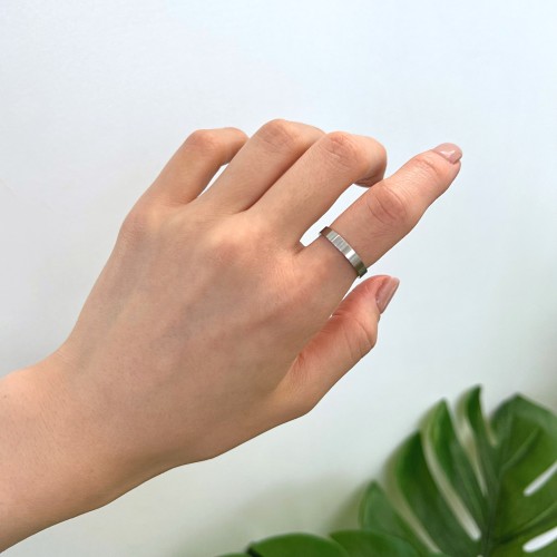 심플 써지컬 반지 3mm 써지컬스틸 심플 민자 남자 여자 우정 커플 반지