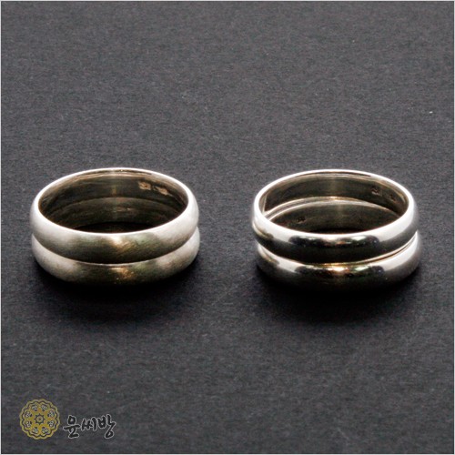 은반지 엥게이지 실버 순은 999 925 쌍가락지 은가락지 한복반지 전통 99.9 1.8g 볼드