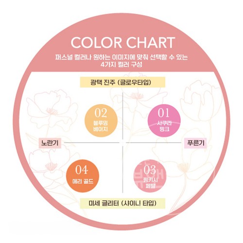 케이팔레트 원데이타투 멀티 블루밍 아이즈 애교살 라이너 02 블루밍 베이지